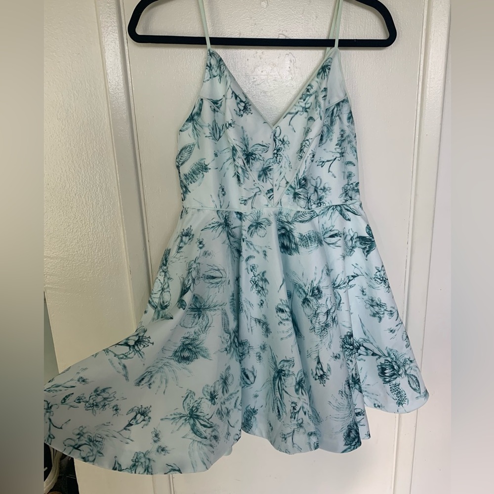 Silence + noise 3D print midi dress size 4